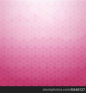 Abstract technology geometric hexagon pink background for designs, Vector illustration