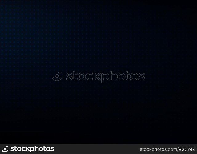 Abstract technology gradient blue of futuristic with dot pattern background. Using for high tech design background, brochure, cover, magazine and annual report. vector eps10
