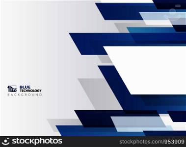 Abstract technology gradient blue stripe line pattern with white background. You can use for poster, brochure, modern artwork, annual report. vector eps10