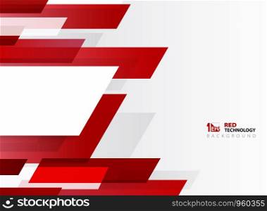 Abstract technology gradient red stripe line pattern with white background. You can use for poster, brochure, modern artwork, annual report. illustration vector eps10