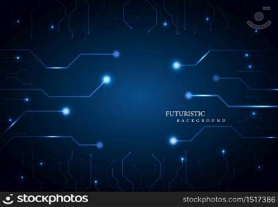 Abstract technology of blue line connect system background. Use for ad, poster, artwork, template design, print. illustration vector eps10