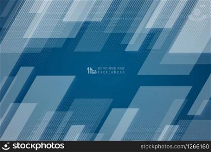 Abstract technology of square tech pattern design with halftone line decoration background. Decorate for ad, poster, artwork, template design, print. illustration vector eps10
