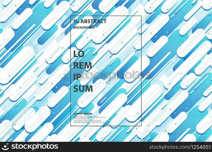 Abstract technology overlap of round line blue pattern cover background. Decorate for ad, poster, artwork, template design, artwork. illustration vector eps10