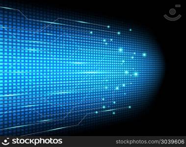 Abstract technology transfer data innovation on blue background. You can use for design print, brochure, poster, banner, website. Vector illustration. Abstract technology transfer data innovation on blue background.
