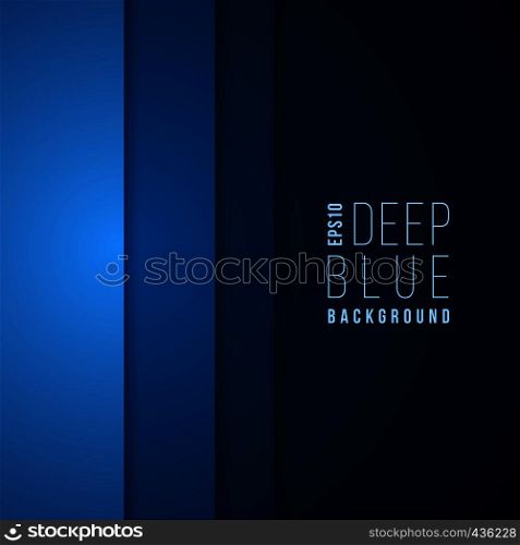 Abstract technology vector template blue background. Corporate layout design. Deep blue dark gradient illustration. Abstract technology vector template blue background. Corporate layout design