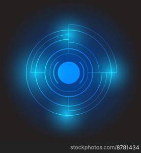 Abstract technology with Hi-tech  background, stock vector