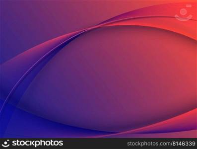 Abstract template background vibrant gradient color flow. Vector illustration