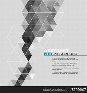 Abstract template background with triangle shapes. Abstract template background with triangle shapes EPS 10