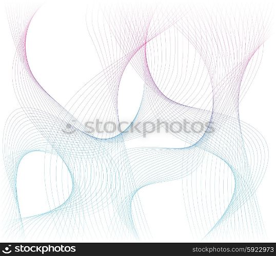Abstract template background with wave. Abstract template background with color curved lines