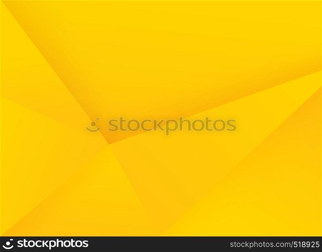 Abstract template geometric triangles yellow modern background design. You can use for brochure, presentation, poster, leaflet, flyer, print, advertising, banner web, website. Vector illustration