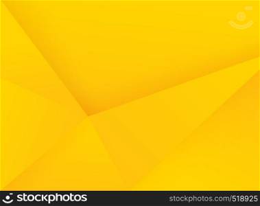 Abstract template geometric triangles yellow modern background design. You can use for brochure, presentation, poster, leaflet, flyer, print, advertising, banner web, website. Vector illustration