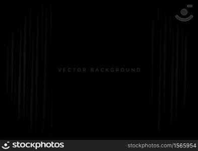Abstract template vertical black striped line backgroune texture. You can use for ad, poster, template, business presentation. Vector illustration