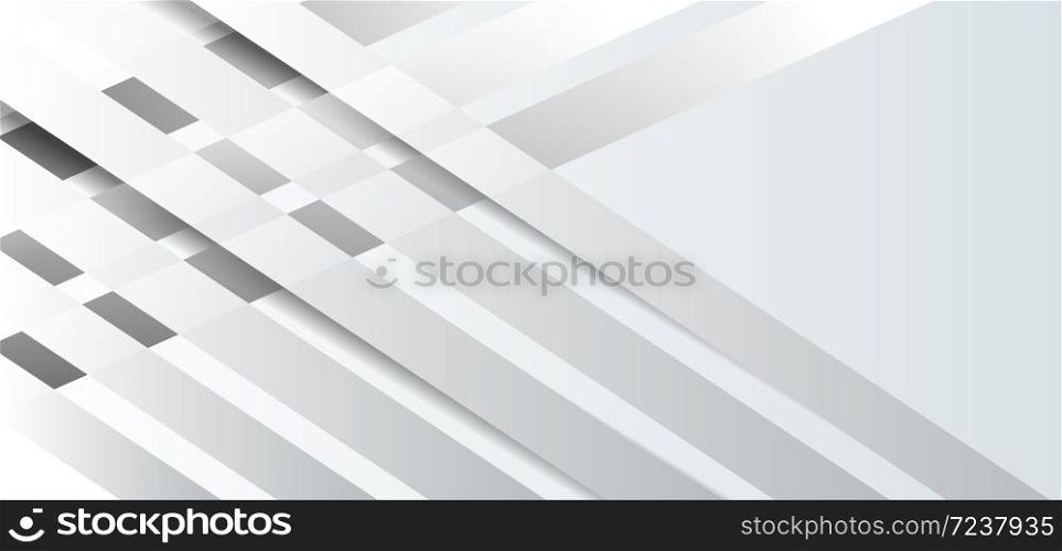 Abstract template white and gray diagonal modern shape background. You can use for ad, poster, template, business presentation. Vector illustration