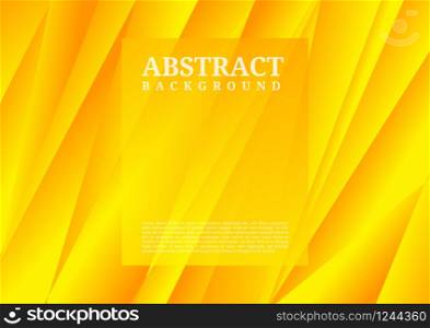 Abstract template yellow gradient stripe background. Vector illustration