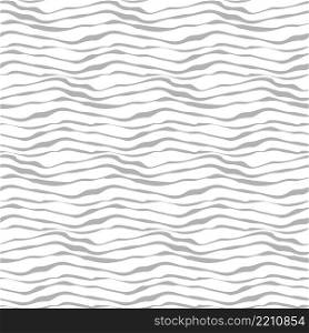 Abstract texture from gray lines. For fabrics, baby clothes, backgrounds, textiles, wrapping paper and other decorations. Vector seamless pattern.