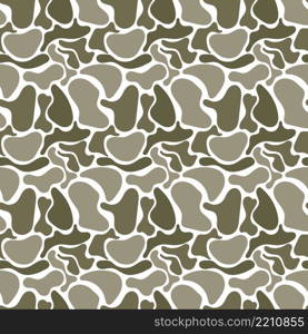 Abstract texture from green spots. For fabrics, baby clothes, backgrounds, textiles, wrapping paper and other decorations. Vector seamless pattern.