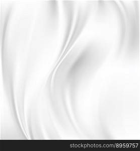 Abstract texture white silk vector image
