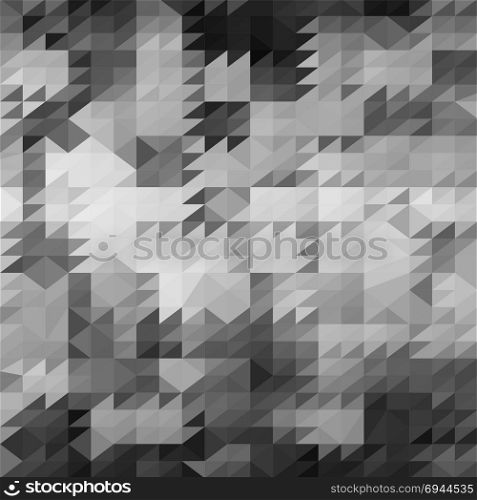 Abstract Textured Grey Triangle Pattern. Geometric Graphic Background. Abstract Textured Grey Triangle Pattern
