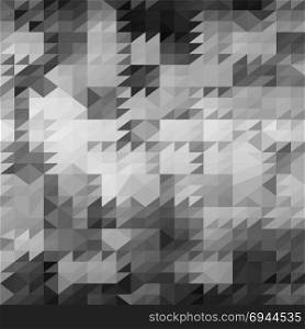 Abstract Textured Grey Triangle Pattern. Geometric Graphic Background. Abstract Textured Grey Triangle Pattern