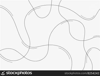Abstract thin lines wavy illustration free shape temlate. Curve style artwork seamless background. Illustrator