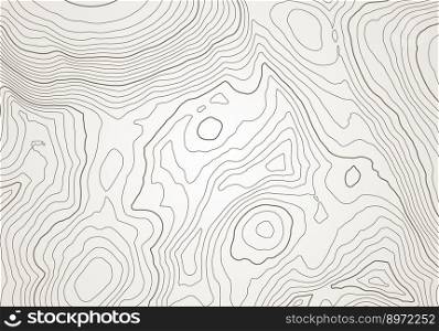 Abstract topographic map background with brown height lines