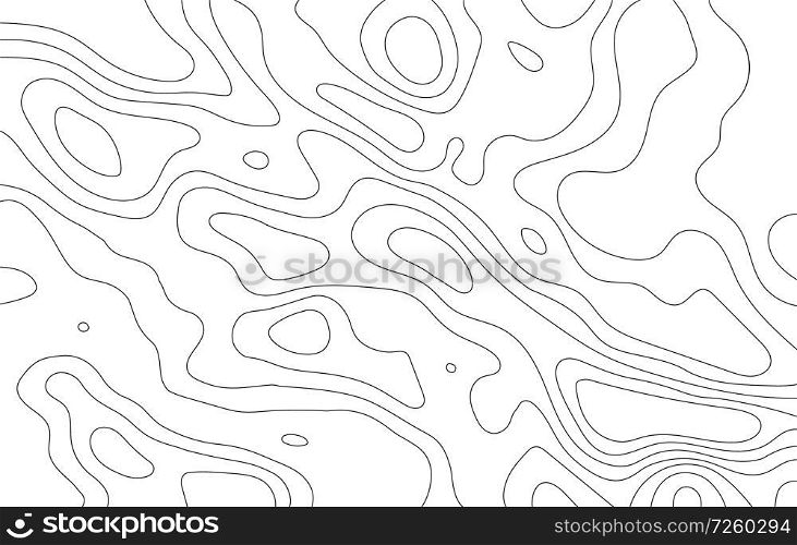 Abstract topographic map lines. Vector illustration .. Abstract topographic map lines .