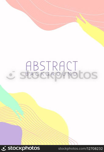 Abstract topographic patterned background vector