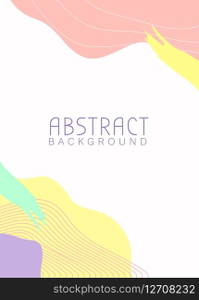 Abstract topographic patterned background vector