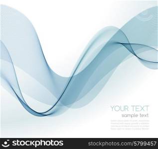 Abstract transparent wave background. Vector illustration Abstract colorful transparent wave. EPS 10