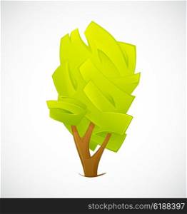 Abstract Tree isolated on a white background. Vector illustration. Abstract Tree isolated on a white background. Vector illustration EPS10