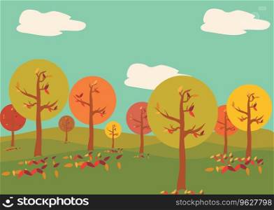 Abstract trees Royalty Free Vector Image