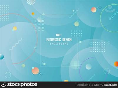 Abstract trendy fluid with geometric element pattern design artwork background. Use for poster, template design, print, book, ad. illustration vector eps10