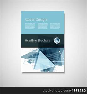 Abstract Triangle Brochure design. Modern vector illustration. Abstract Triangle Brochure design. Modern vector illustration.