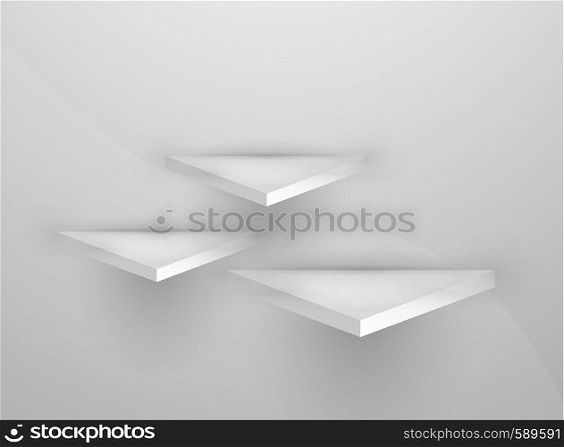 Abstract triangle design