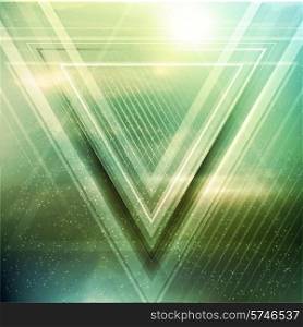Abstract triangle future vector background EPS 10