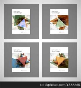 Abstract Triangle line. Poster Brochure Flyer design Layout vector template in A4 size. Abstract Triangle line. Poster Brochure Flyer design Layout vector template in A4 size.