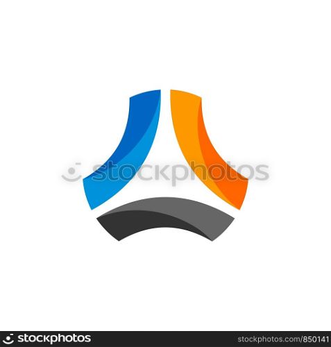 Abstract Triangle Logo Template Illustration Design. Vector EPS 10.