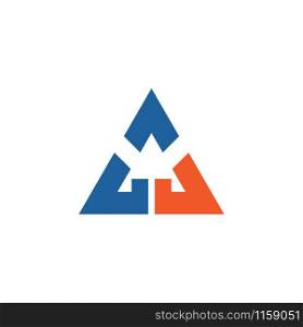 Abstract Triangle Logo vector Template