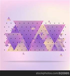 Abstract triangle minimalistic design background.Vector design creative concept.