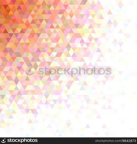 Abstract triangle pattern background - mosaic Vector Image