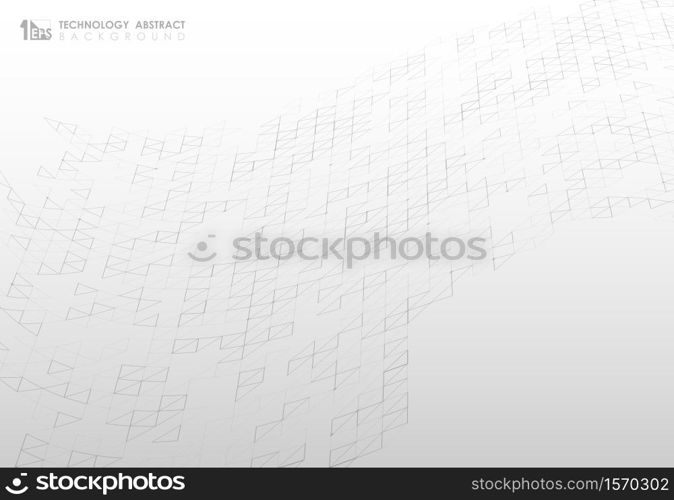 Abstract triangle pattern design of technology mesh background. Decorate for ad, poster, artwork, template design, print. illustration vector eps10