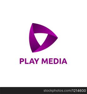 Abstract triangle related to Play logo, media logo, multimedia logo