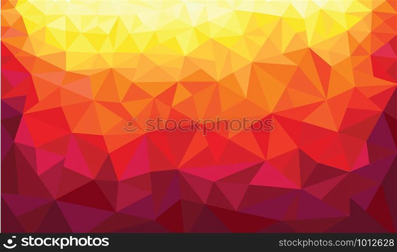 abstract triangle warm colors background vector illustration eps10