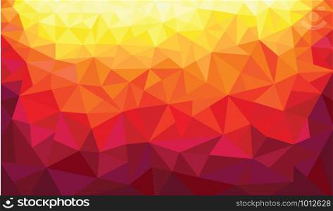 abstract triangle warm colors background vector illustration eps10