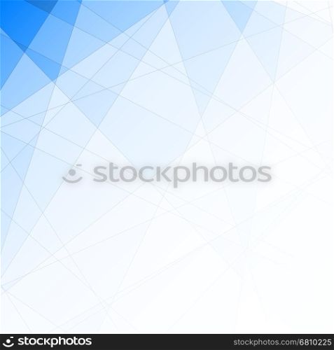 Abstract triangular background. Lowpoly Perspective Background with copyspace. Vector illustration. Used opacity layers