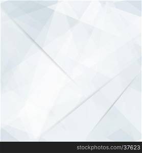 Abstract triangular background. Lowpoly Trendy Background with Copyspace. Material design. Vector illustration. Used opacity layers for shadows