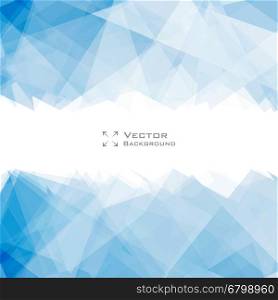 Abstract triangular background. Lowpoly Trendy Background with copyspace. Vector illustration. Used opacity layers