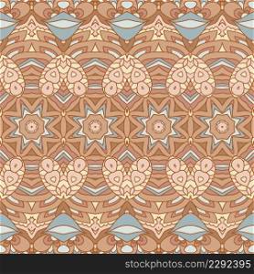 Abstract Tribal vintage ethnic seamless pattern ornamental. Arabesque wall geomertric art background.. Abstract vintage textile ethnic seamless pattern ornamental. Vector tribal art background