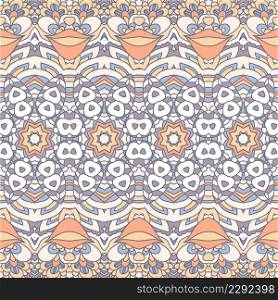Abstract Tribal vintage ethnic seamless pattern ornamental. Arabesque wall geomertric art background.. Vector seamless pattern vintage ikat. Ethnic print vintage fabric design. Arabesque ornamental