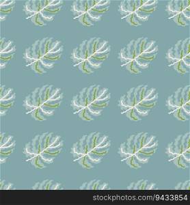 Abstract tropical monstera leaves seamless pattern. Jungle palm leaf decorative backdrop. Design for printing, textile, fabric, fashion, interior, wrapping paper. Vector illustration. Abstract tropical monstera leaves seamless pattern. Jungle palm leaf decorative backdrop.